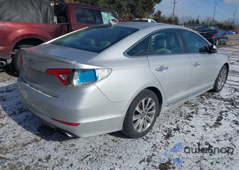 2015 Hyundai Sonata Sport из США, поврежденный, VIN 5NPE34AF2FH137864